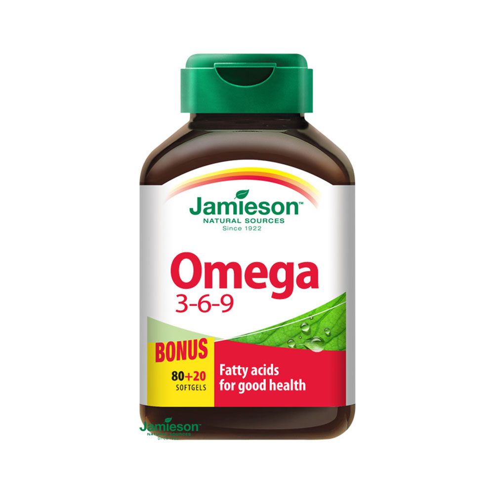 JAMIESON Omega 3-6-9 1200mg kapszula (80+20db)