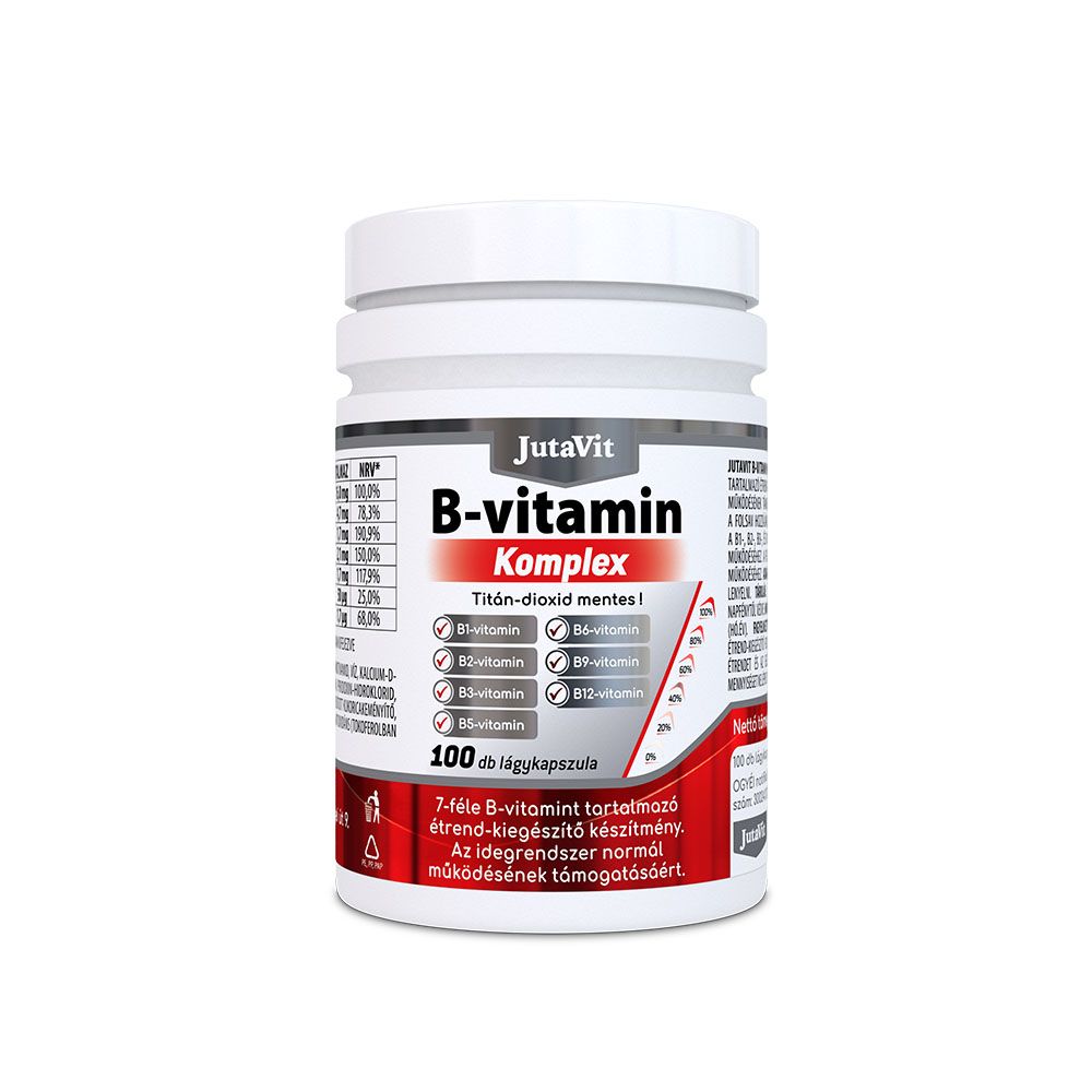 JUTAVIT B-vitamin Komplex lágyzselatin kapszula (100db)