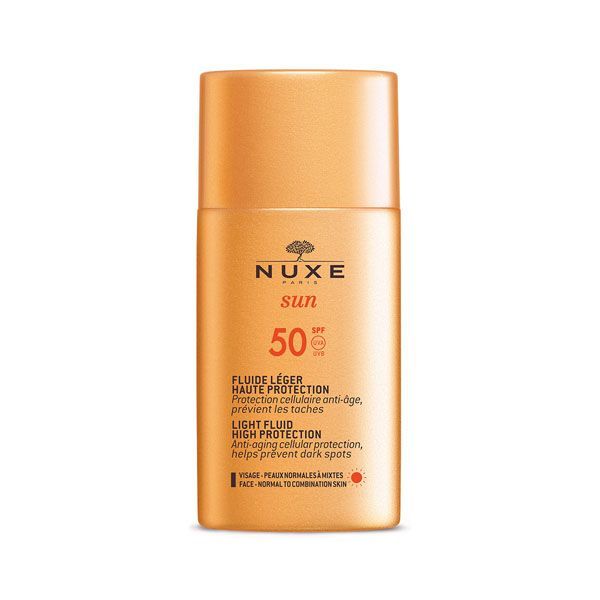 NUXE Könnyű napvédő fluid arcra SPF50 (50ml)