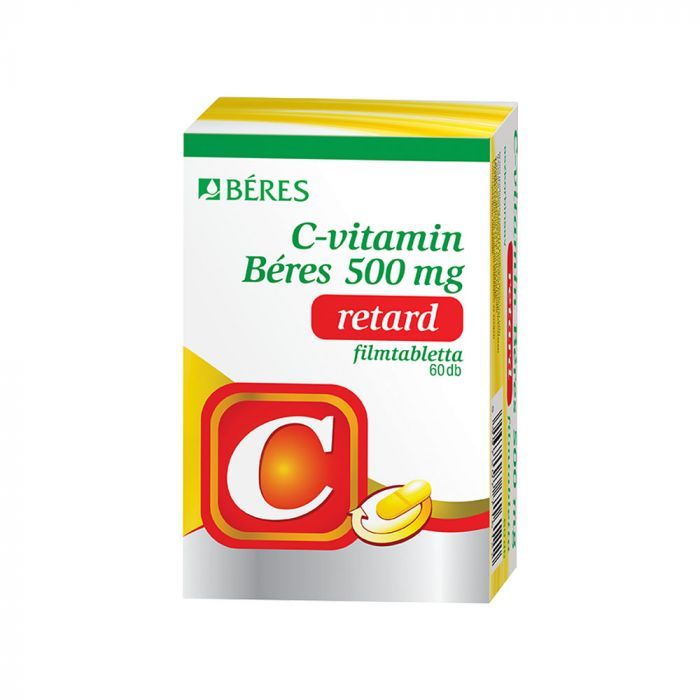 BÉRES C-vitamin 500mg retard filmtabletta (60db)