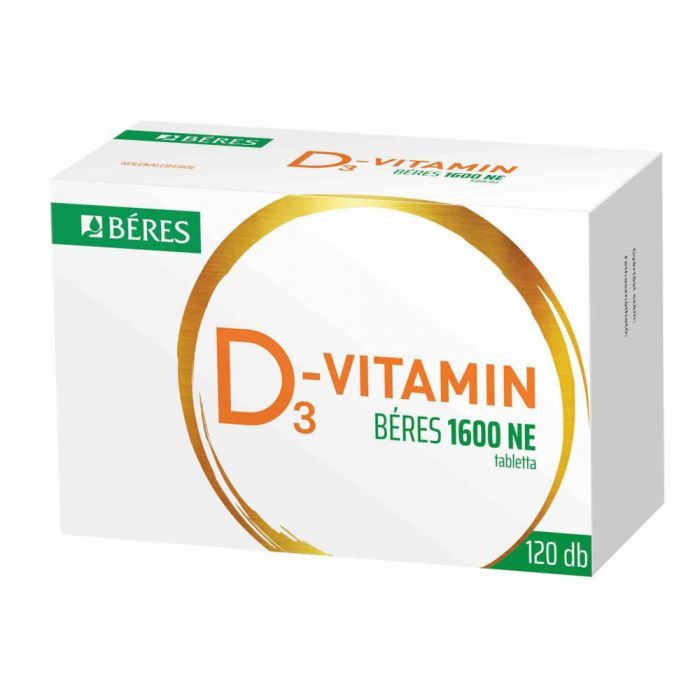 BÉRES D3-vitamin 1600NE tabletta (120db)