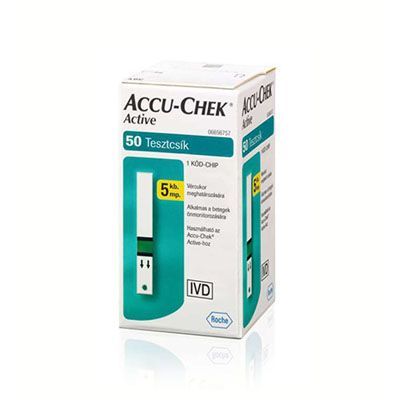 AccuChek Active Glucose vércukorszintmérő csík (50db)