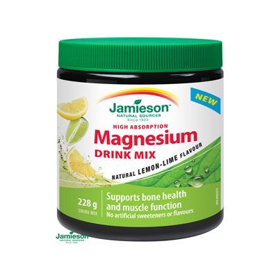 JAMIESON Magnézium drink mix természetes citrom-lime ízesítéssel (228g)