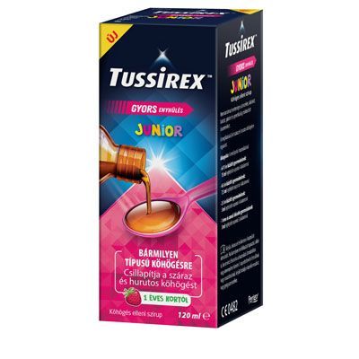 TUSSIREX Junior köhögés elleni szirup (120ml) 