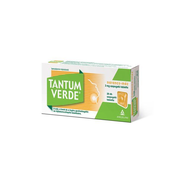 TANTUM Verde Narancs-méz 3mg szopogató tabletta (20db)