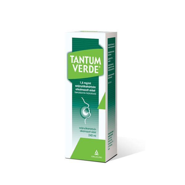 TANTUM Verde 1,5mg/ml szájnyálkahártyán alkalmazott oldat (240ml)