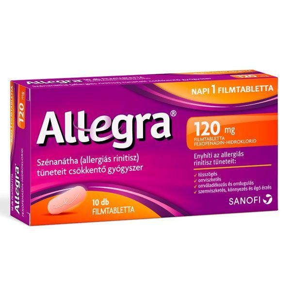 ALLEGRA 120 mg filmtabletta  (10db)