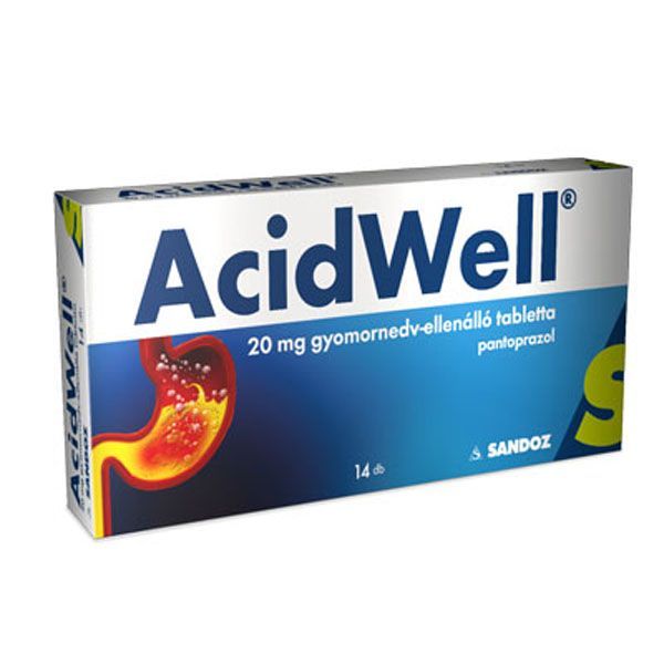 ACIDWELL 20mg gyomornedv-ellenálló tabletta (14db)
