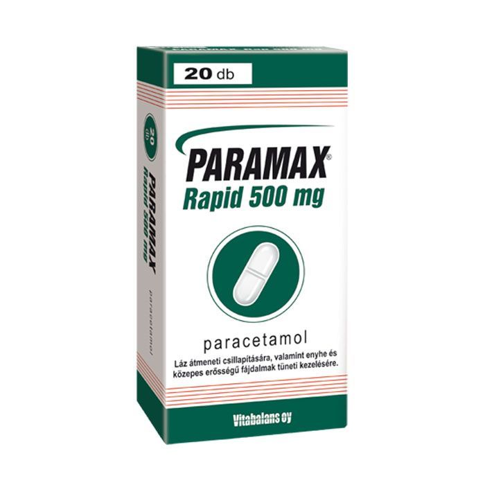 PARAMAX Rapid 500mg tabletta (20db)