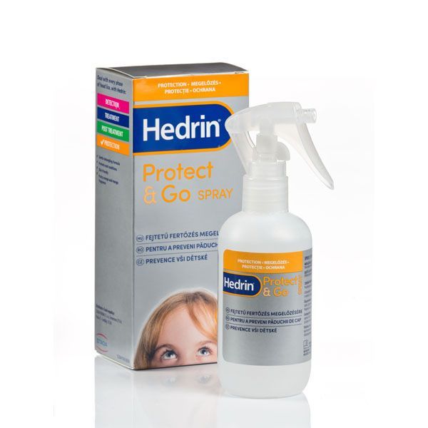 HEDRIN Protect & Go fejtetű elleni megelőző spray (120ml)
