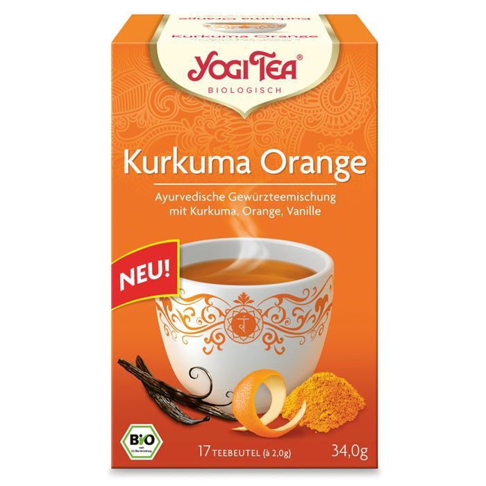 YOGI TEA Kurkuma narancs bio tea (17db)