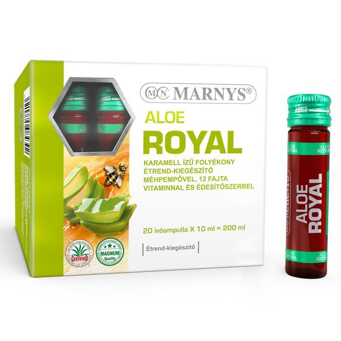 MARNYS Aloe Royal karamell ízű ivóampulla (20db)