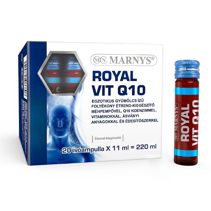 MARNYS Royal Vit Q10 multivitamin ivóampulla (20db)
