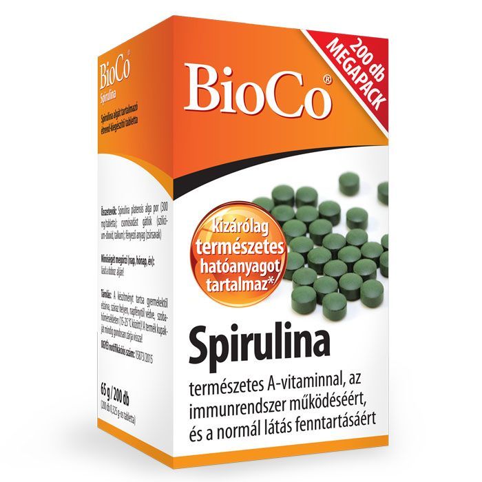 BIOCO Spirulina tabletta (200db)