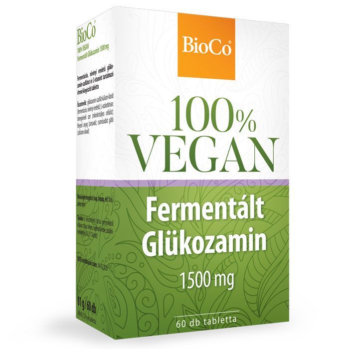 BIOCO 100% Vegan fermentált glükozamin 1500 mg tabletta (60db)