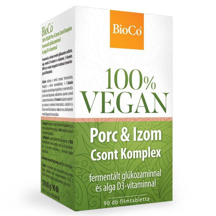 BIOCO 100% Vegan porc & izom csont komplex filmtabletta (90db)