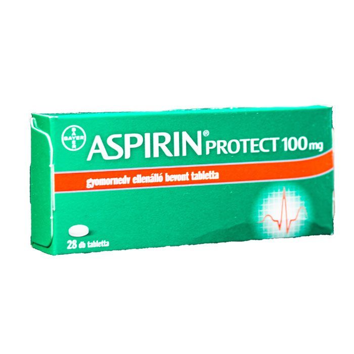ASPIRIN Protect 100 mg gyomornedv ellenálló bevont tabletta (28db)