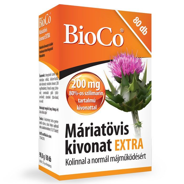 BIOCO Máriatövis kivonat extra tabletta (80db)