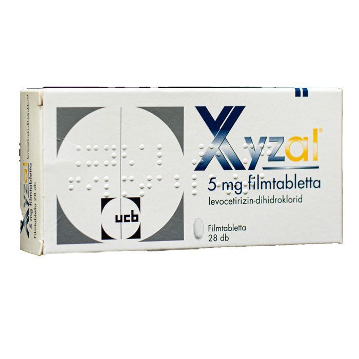 XYZAL 5 mg filmtabletta (28db)