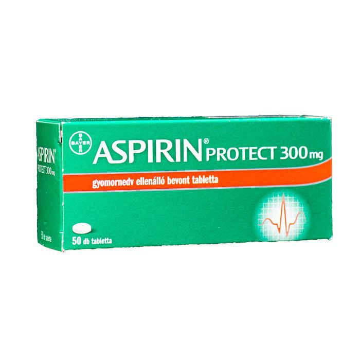 ASPIRIN Protect 300mg gyomornedv ellenálló bevont tabletta (50db)