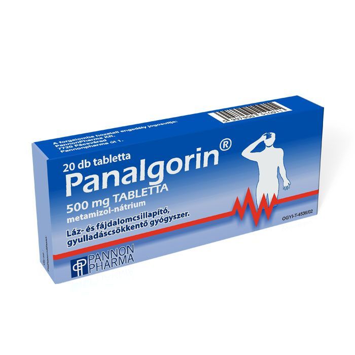 PANALGORIN 500 mg tabletta (20db)