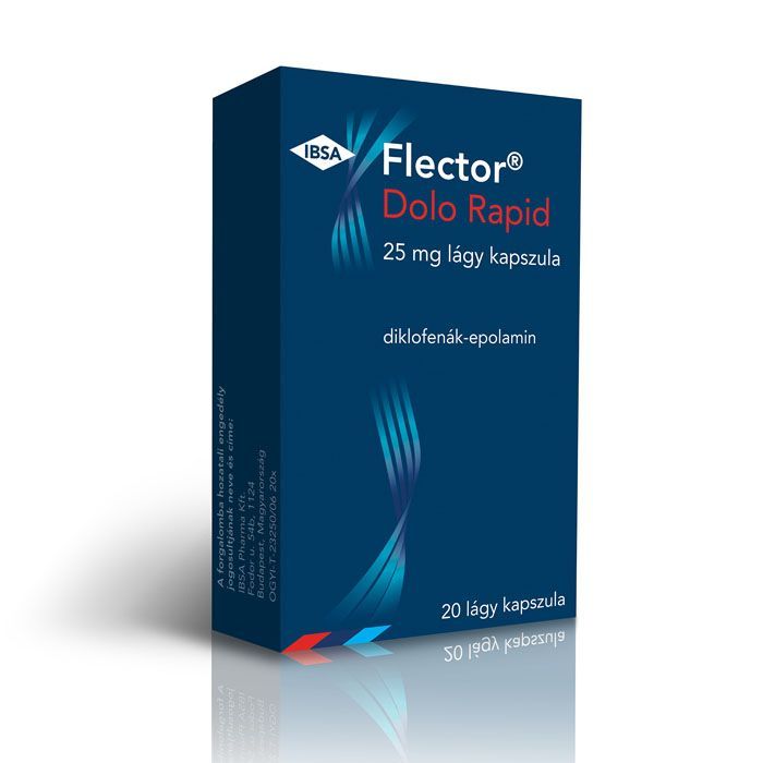 FLECTOR Dolo Rapid 25 mg lágy kapszula (20db)