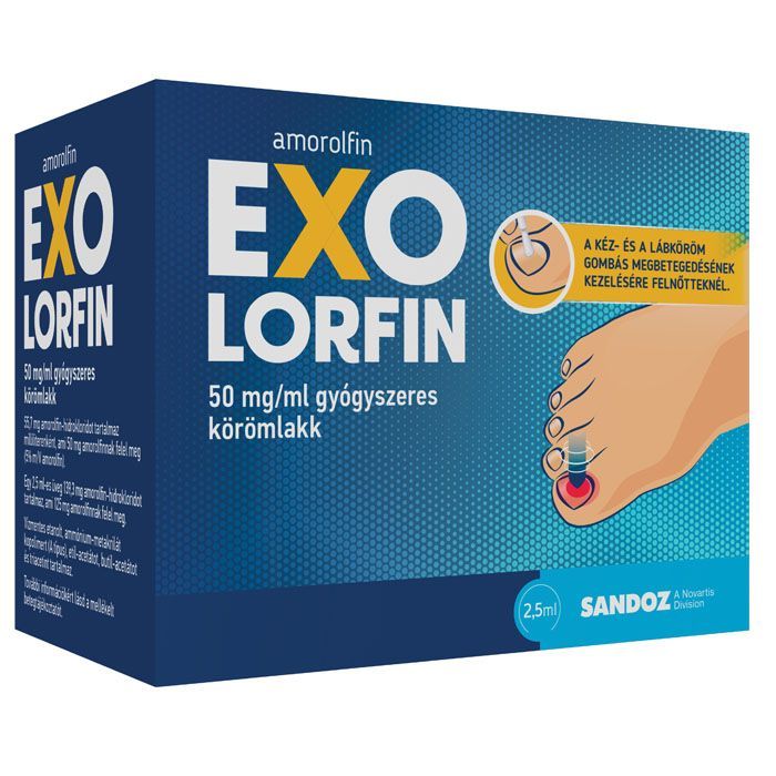 Exolorfin 50 mg/ml körömlakk (2,5ml)