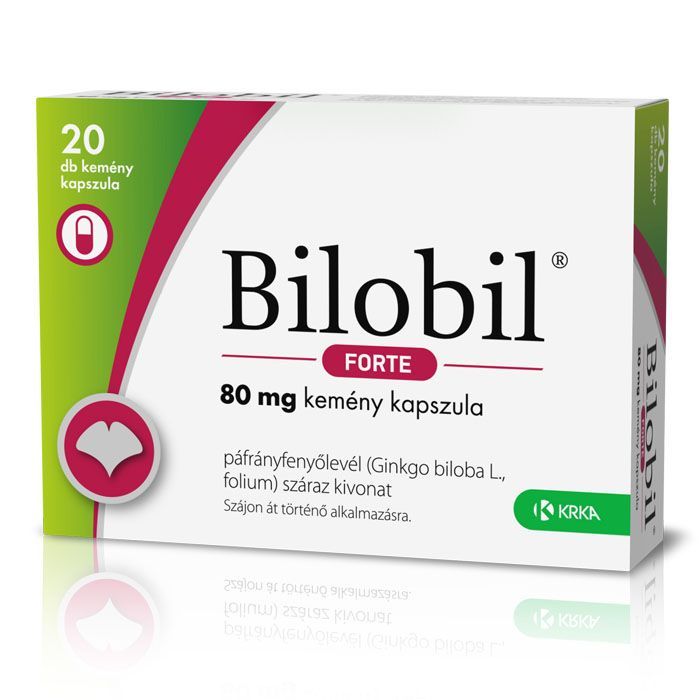 BILOBIL Forte 80 mg kemény kapszula (20db)