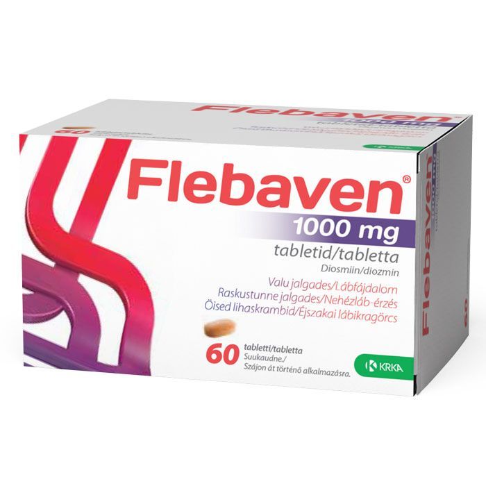 FLEBAVEN 1000 mg tabletta (60db) 