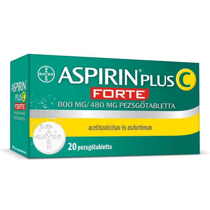 ASPIRIN PLUS C Forte 800mg/480mg pezsgőtabletta (20db)