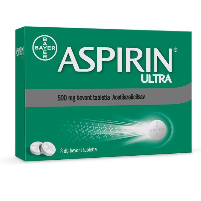 ASPIRIN Ultra 500 mg bevont tabletta (8db)