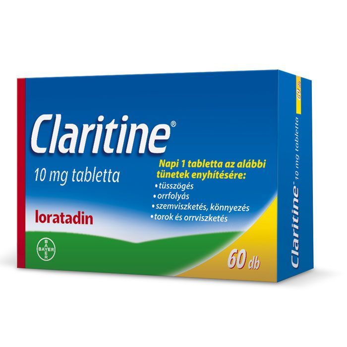 CLARITINE 10mg tabletta (60db)
