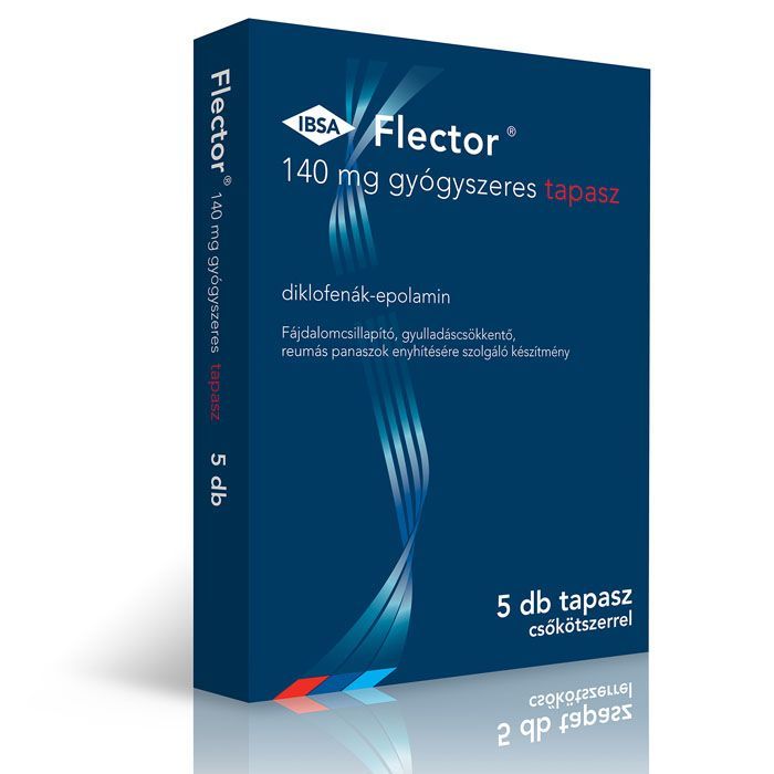 FLECTOR 140 mg gyógyszeres tapasz (5db) 