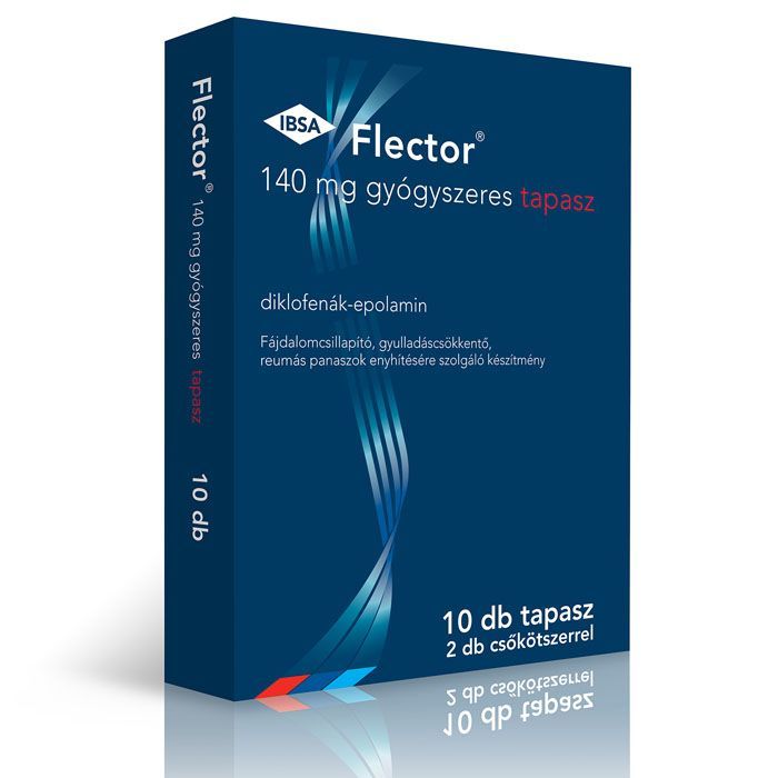 FLECTOR 140 mg gyógyszeres tapasz + 2 csőkötszer (10db)