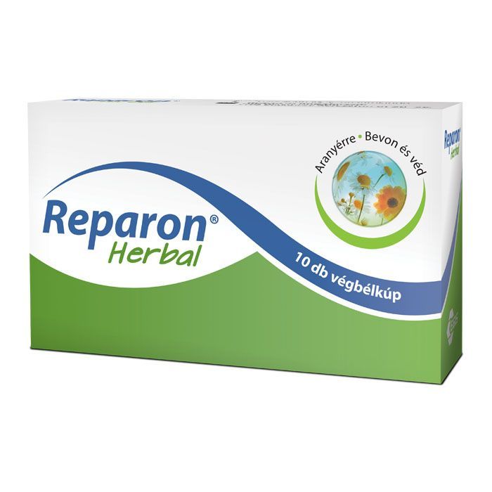 REPARON Herbal végbélkúp (10db)