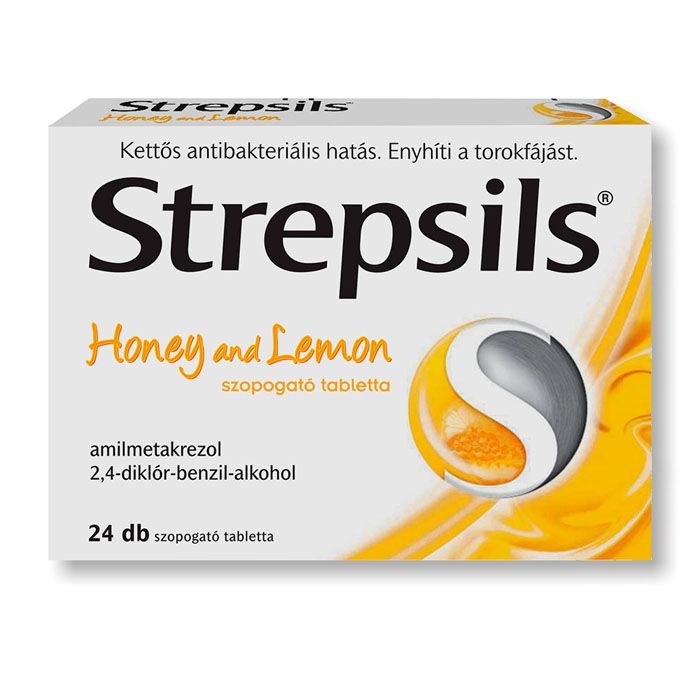 STREPSILS Honey and lemon szopogató tabletta (24db)