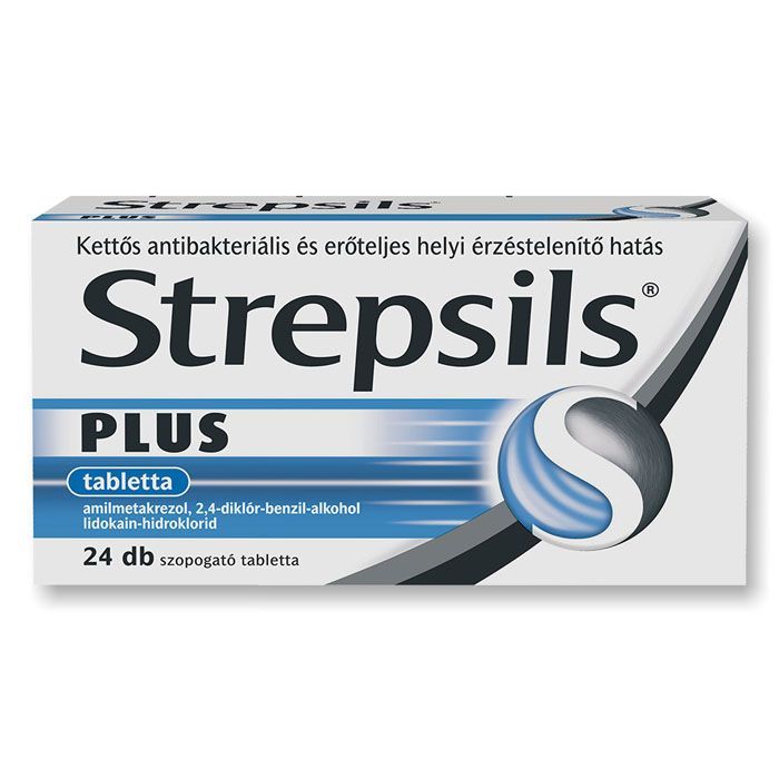 STREPSILS Plus tabletta (24db)