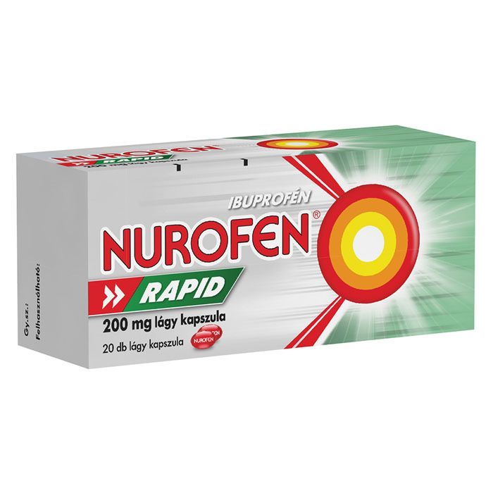 NUROFEN Rapid 200 mg lágy kapszula (20db)
