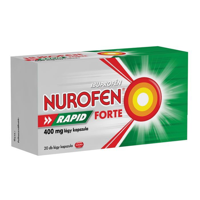 NUROFEN Rapid Forte 400 mg lágy kapszula (20db)