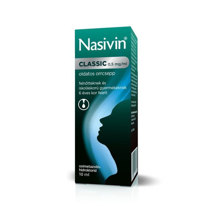 NASIVIN Classic 0,5mg/ml oldatos orrcsepp (10ml)
