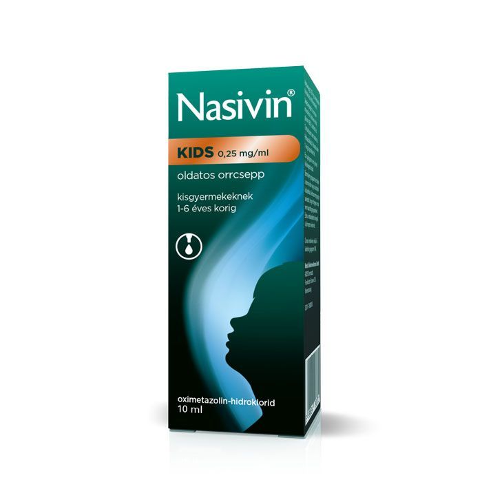 NASIVIN Kids 0,25% mg/ml oldatos orrcsepp (10ml)