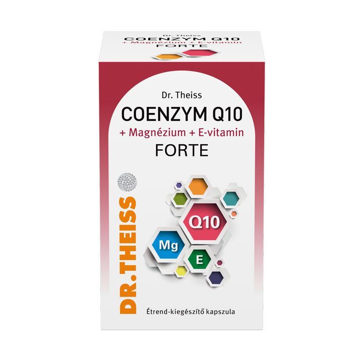 DR. THEISS Coenzym Q10 + Mg + E-vitamin forte kapszula (60db)