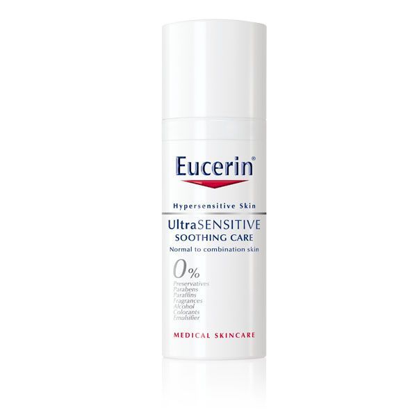 EUCERIN Ultra Sensitive arcápoló krém normál, vegyes bőrre (50ml)  