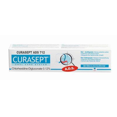 CURASEPT ADS 712 klórhexidin tartalmú fogkrém gél (75ml)