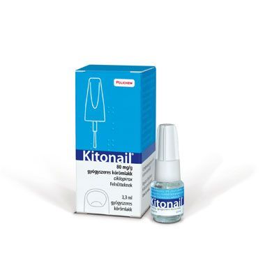 KITONAIL 80mg/g gyógyszeres körömlakk (3,3ml)