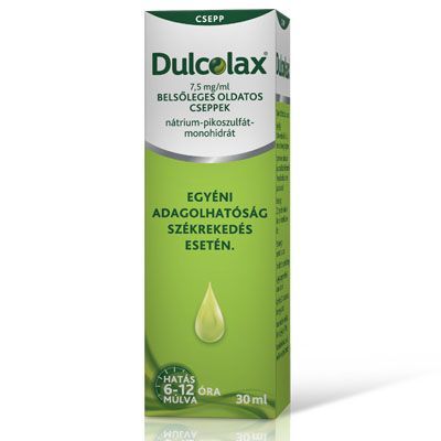 DULCOLAX 7,5 mg/ml belsőleges oldatos cseppek (30ml)