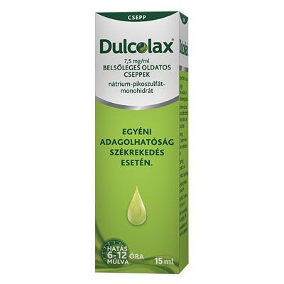 DULCOLAX 7,5 mg/ml belsőleges oldatos cseppek (15ml)