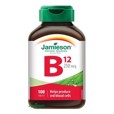 JAMIESON B12 - vitamin 250 mcg tabletta (100db)
