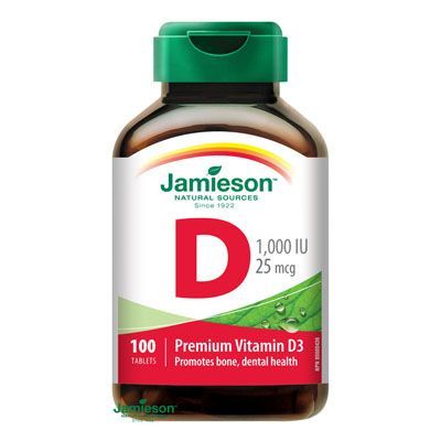 JAMIESON D3 vitamin 1000NE tabletta (100db)