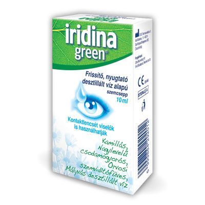 IRIDINA Green frissítő, nyugtató szemcsepp (10ml)